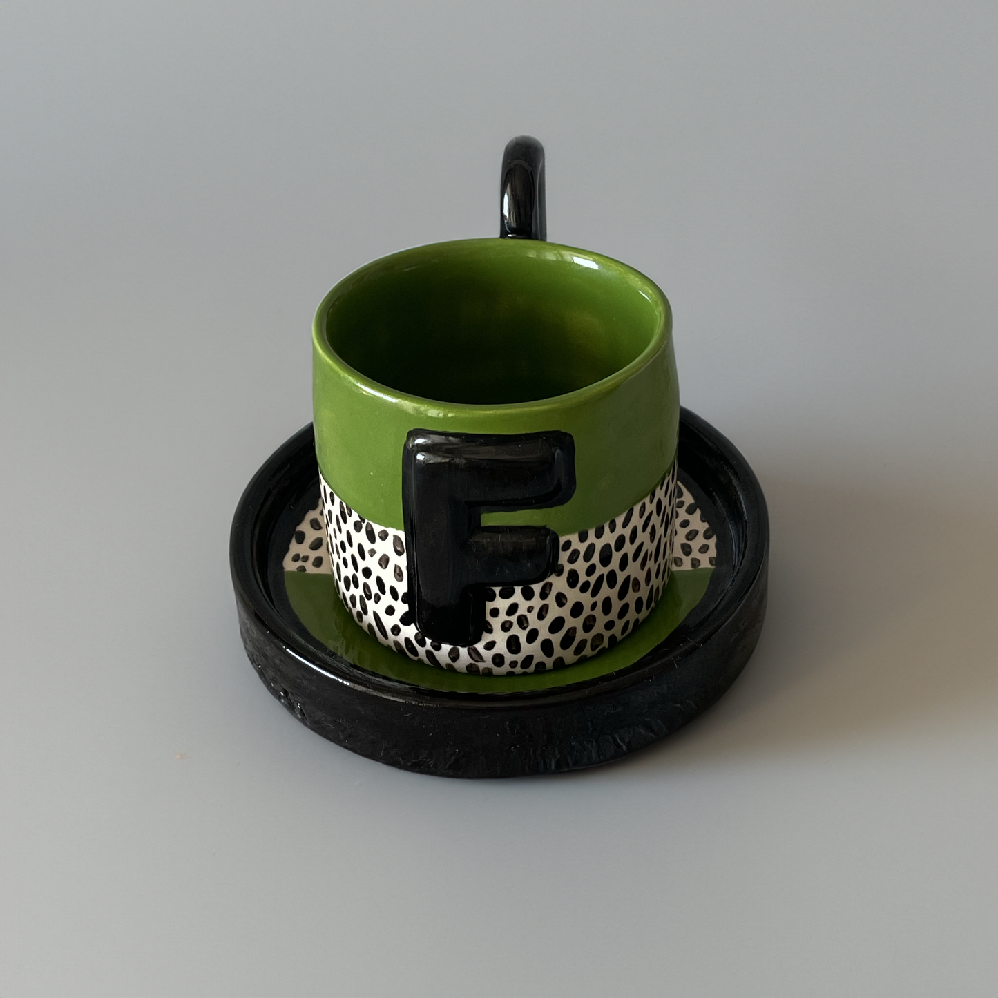 Customizable Espresso Cup with Saucer (140 ml / 4.7 oz)