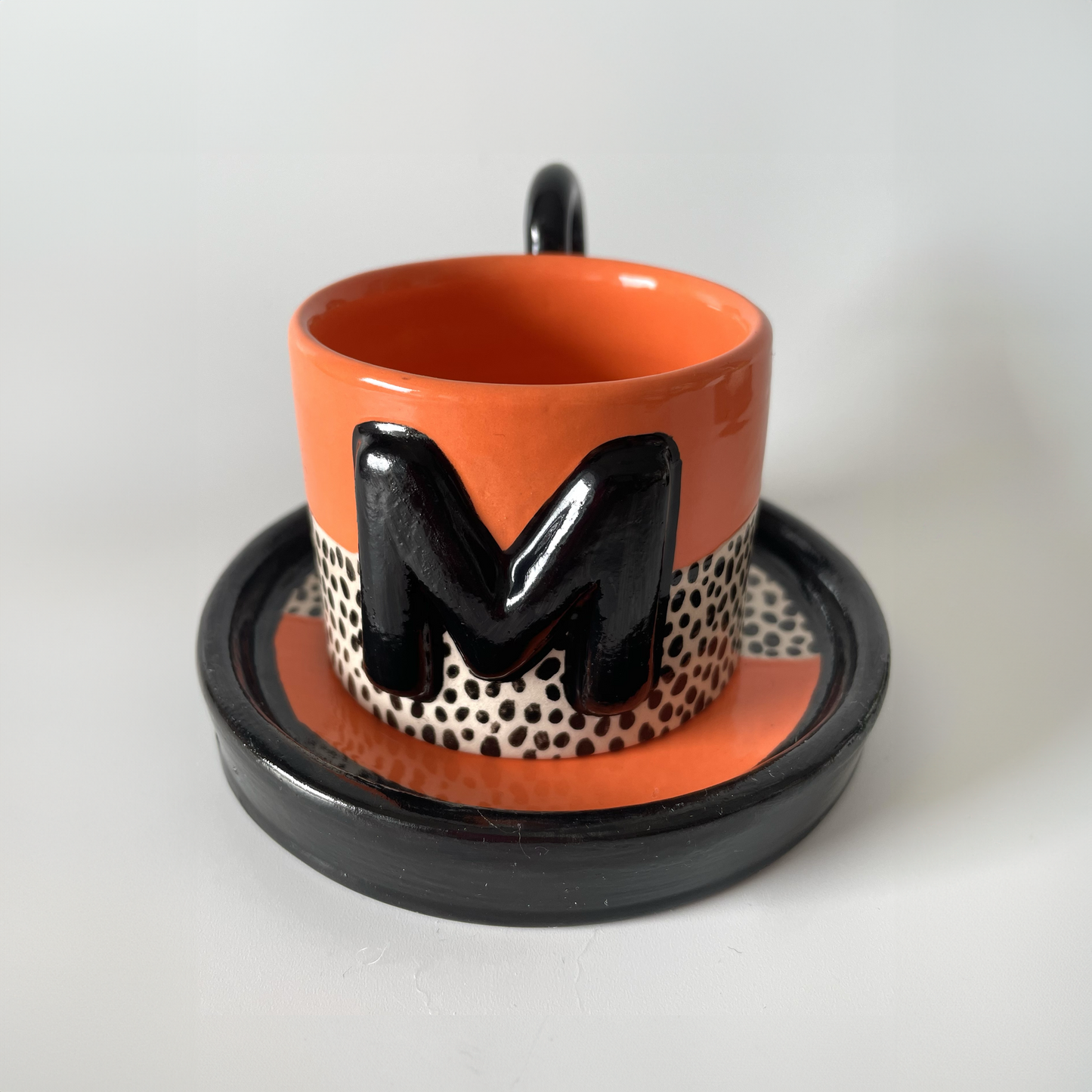 Customizable Espresso Cup with Saucer (140 ml / 4.7 oz)