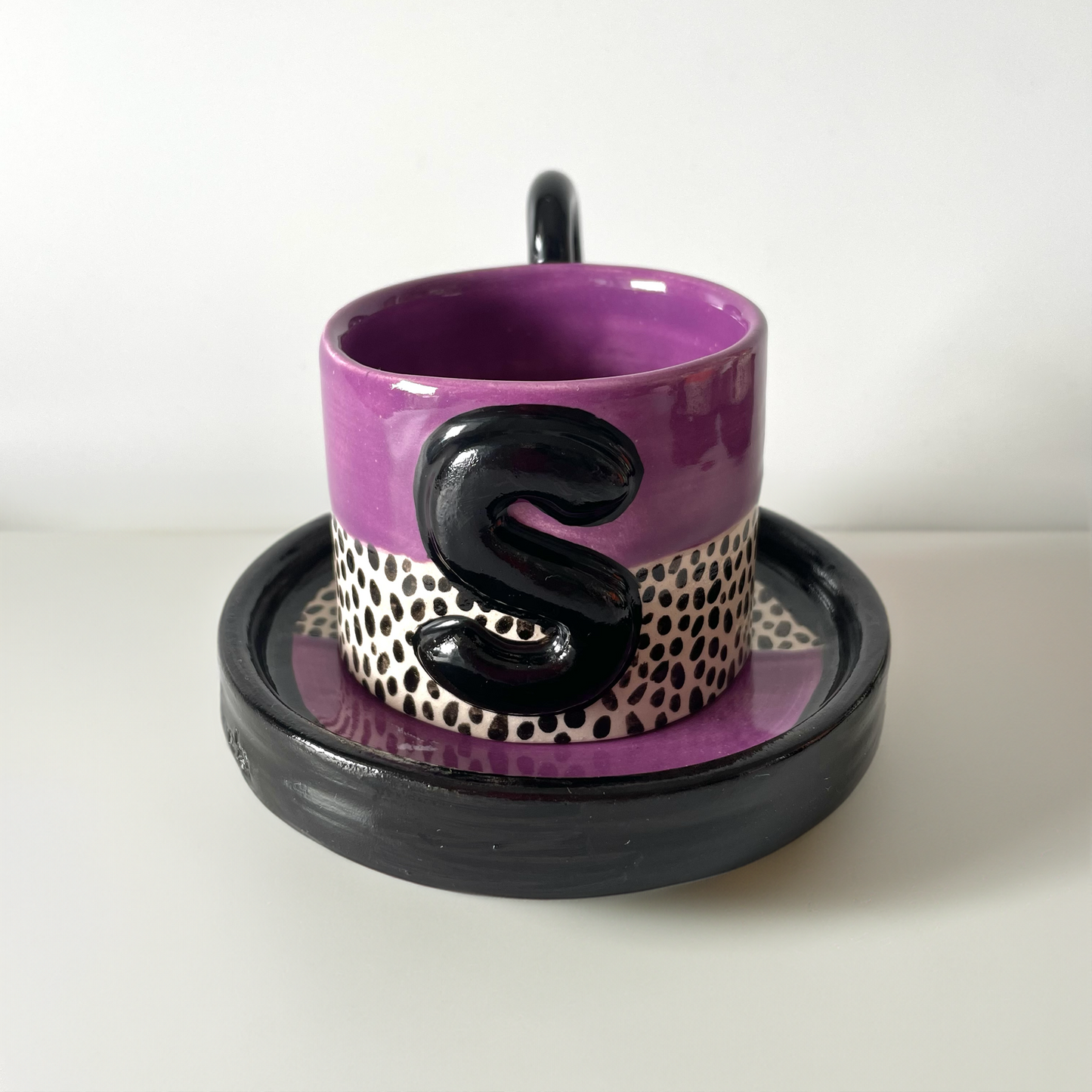 Customizable Espresso Cup with Saucer (140 ml / 4.7 oz)